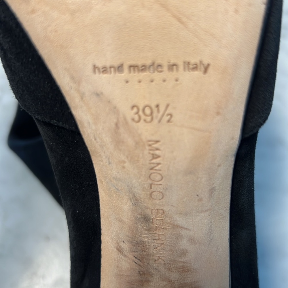 MANOLO BLAHNIK  authentic over the knee suede boots - Picture 6 of 10